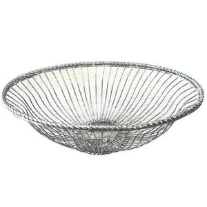 Antique Silver Wire Basket!